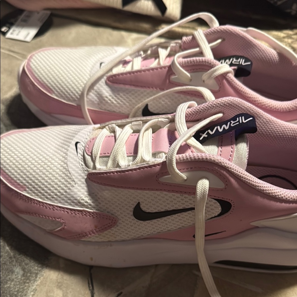 Nike Pink and White Mesh Sneakers - Picture 5 of 5